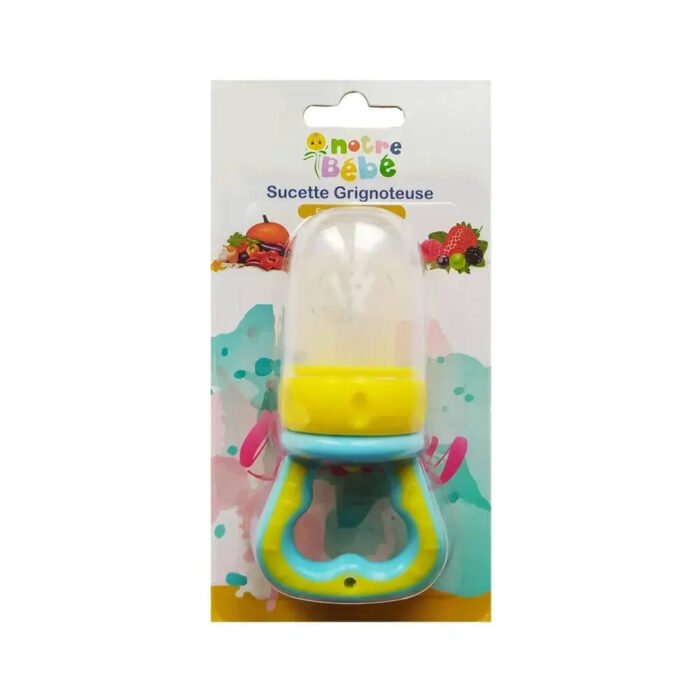 Notre Bebe Sucette Alimentaire Fruits Légumes +4m premier âge - Bleu