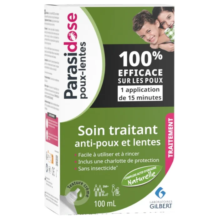 Parasidose Gilbert Soin Traitant Anti-Poux et Lentes - 100ml