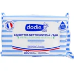 Lingettes Dodie Nettoyantes Dermo-Apaisantes 3 en 1 x60