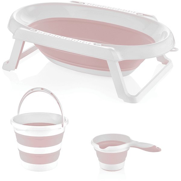 Set Baignoire pliable bébé + Seau + Verseur – Beehome