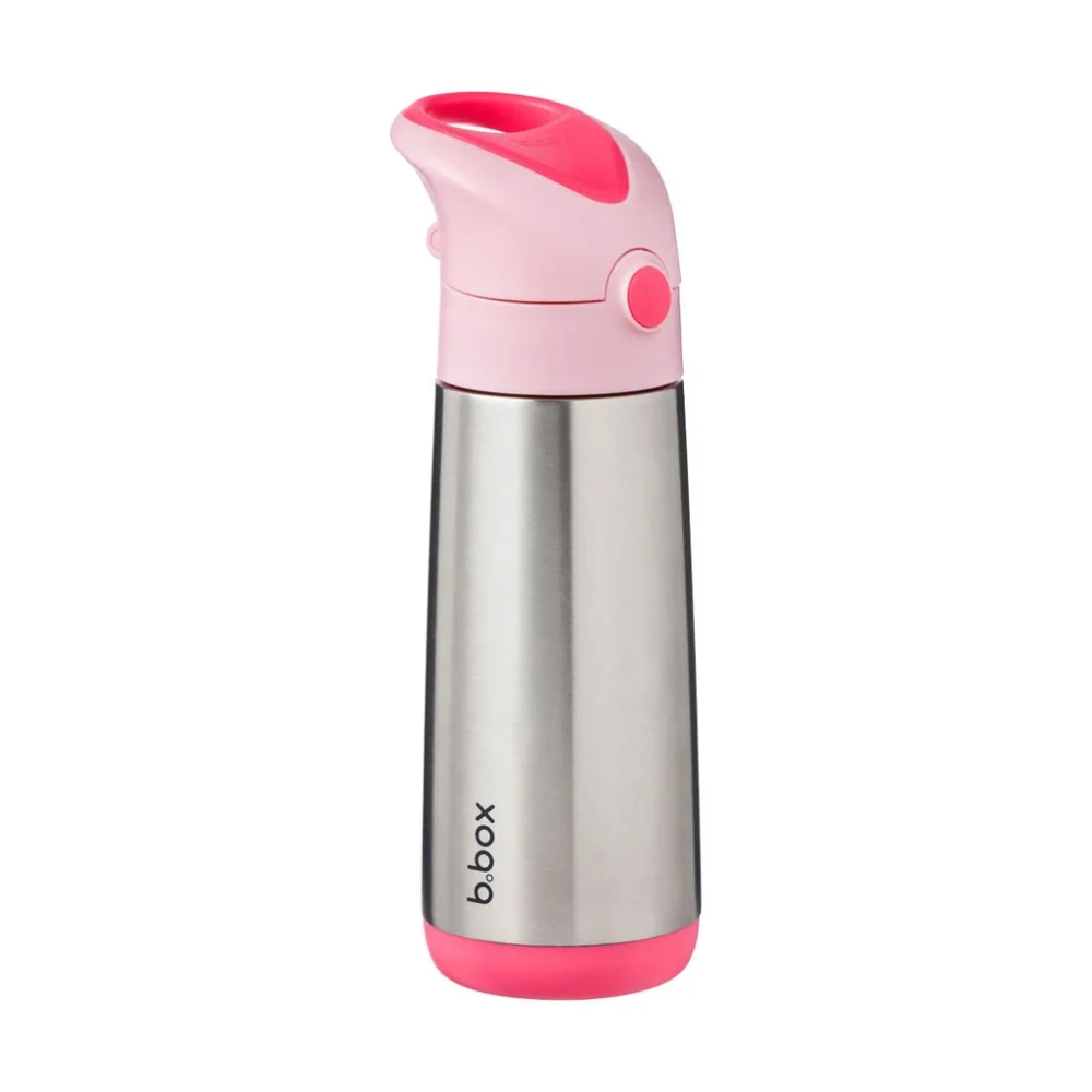 Insulated drink bottle 500ml - flamingo fizz