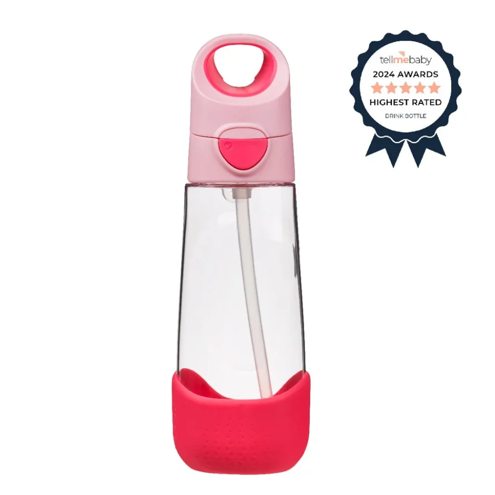 Tritan™ drink bottle 600ml - flamingo fizz