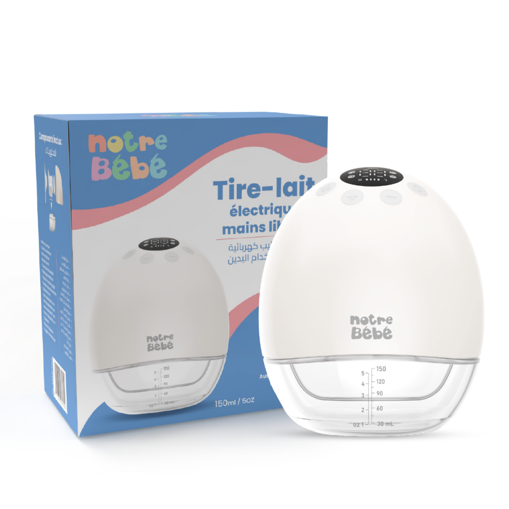 Tire lait électrique mains libres