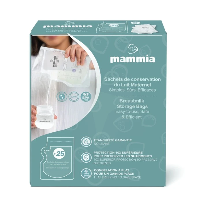 Mammia Sachets de conservation de lait x25